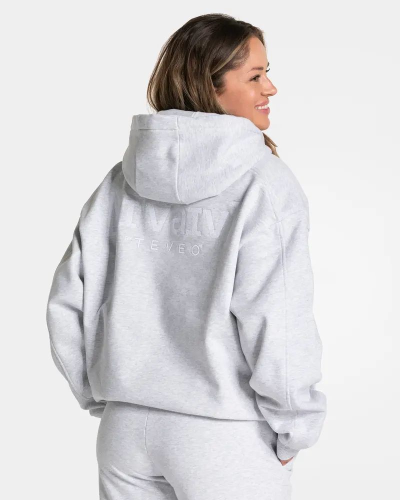 RI’VAIV Oversized Hoodie "Hellgrau"
