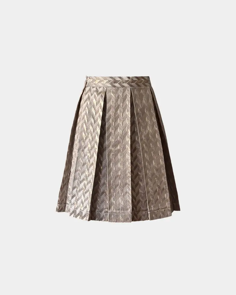 Rock Sustainable Fabric Aisha – A-Linie | Chevron-Muster | Recyceltes Polyester