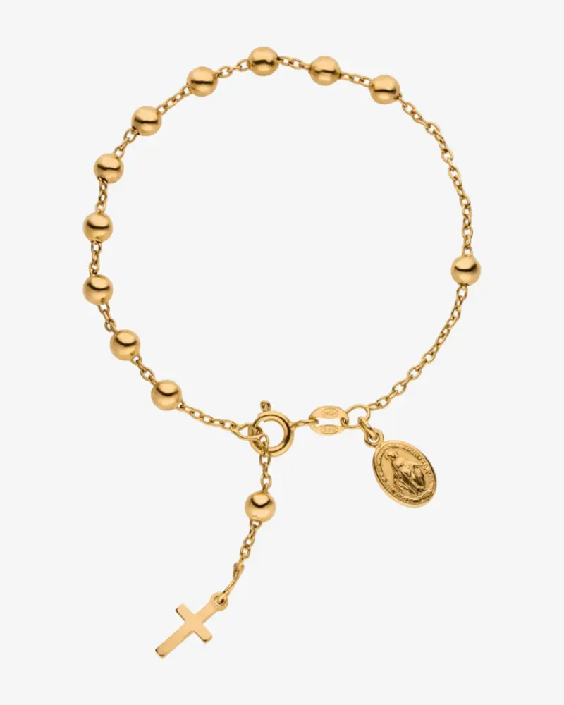 Rosenkranz-Armkette 'Prayer' - Gold