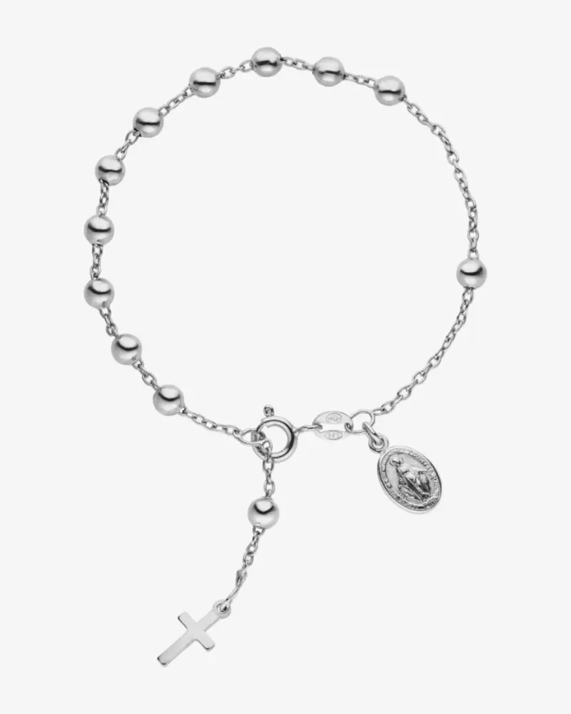Rosenkranz-Armkette 'Prayer' - Silber