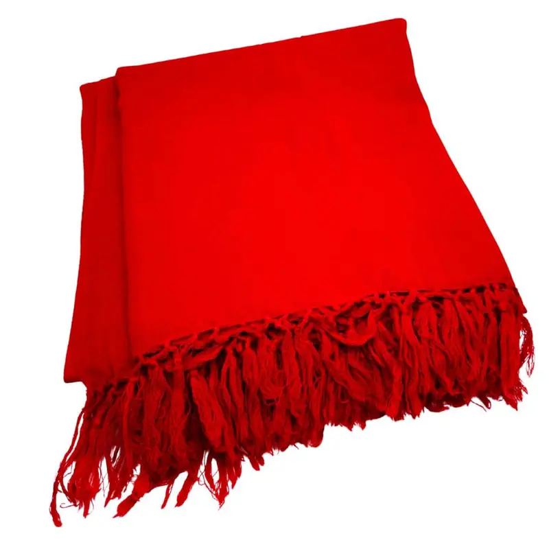 roter Schal / Meditationsschal