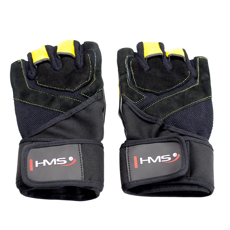 RST01 BLACK/YELLOW GRÖßE L TRAININGSHANDSCHUHE HMS