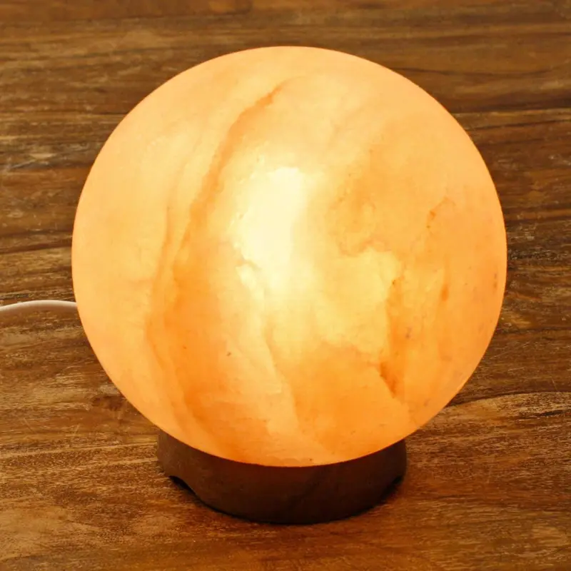 Salzlampe rund 'Planet'