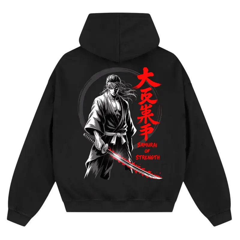 SAMURAI OVERSIZE ZIPPER HOODIE
