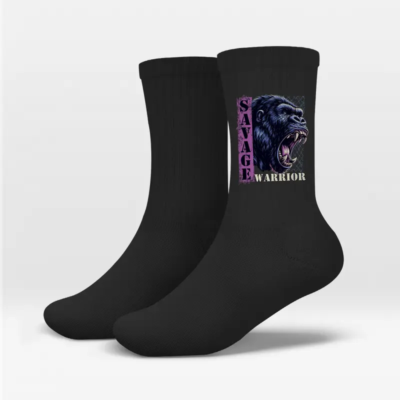 SAVAGE WARRIOR CREW SOCKEN
