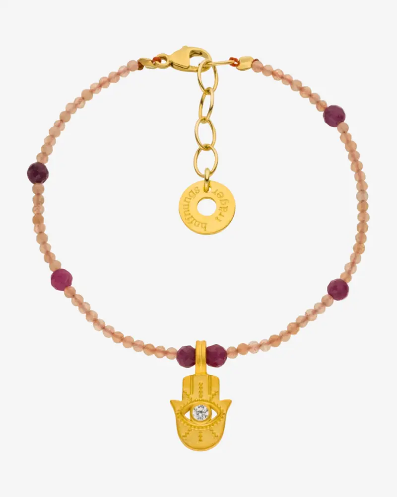 Schutzarmband Hamsa 'Sanftmut' - Gold