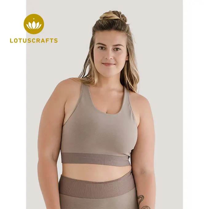 Seamless Bra-Top - taupe
