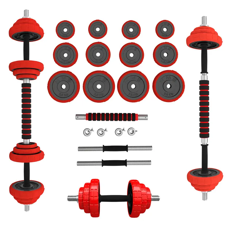 SGGX20 SET KURZHANTELN MIT GUMMIBESCHICHTUNG 20KG HMS