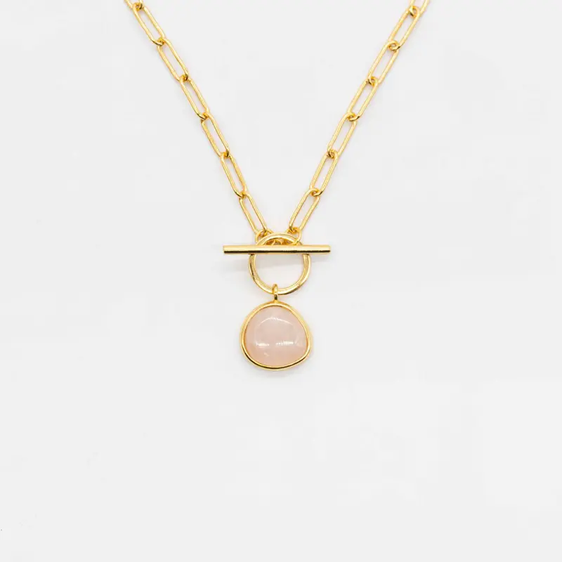 Shakti Goldkette - Rosenquarz