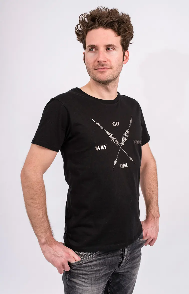 Shirt "Arrow Warrior", men - black