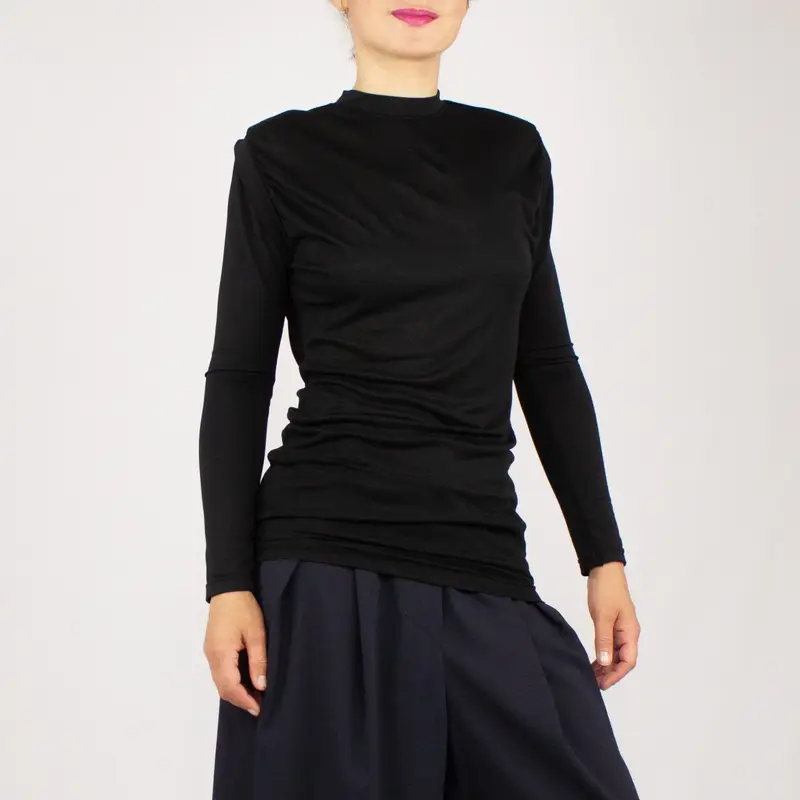 Shirt SOULAGE – Minimalistisches Longshirt aus Tencel
