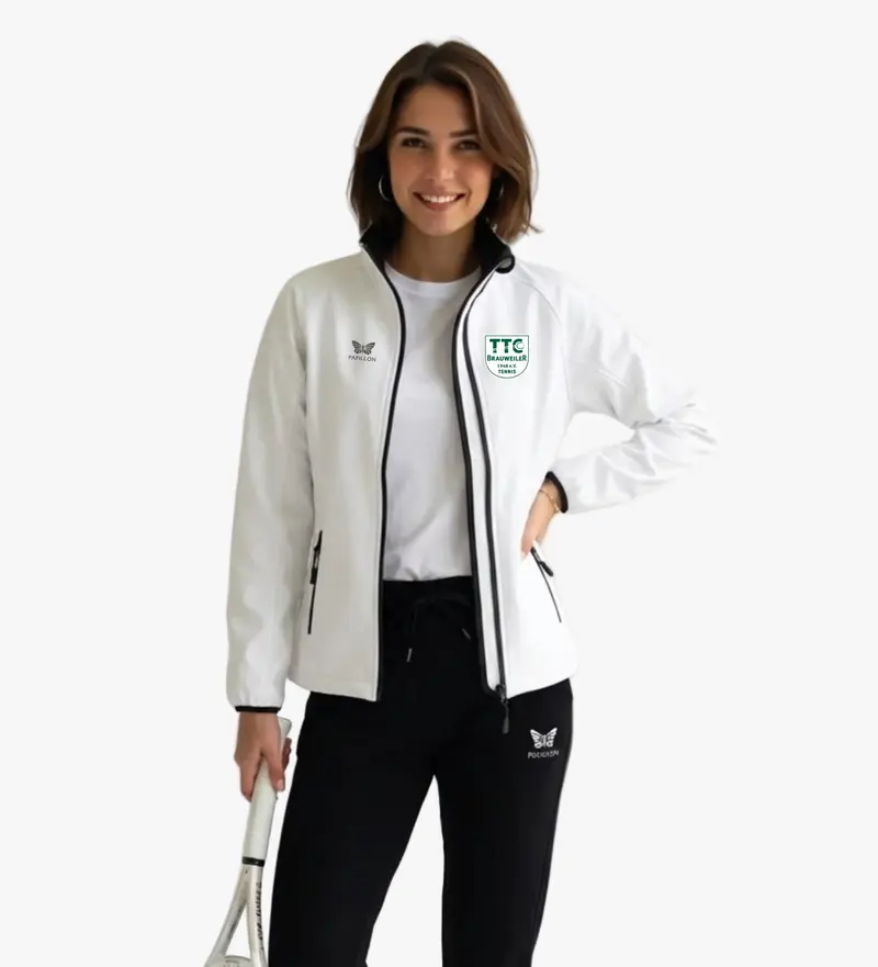 SOFTSHELL JACKE DAMEN 2.0, WEIß