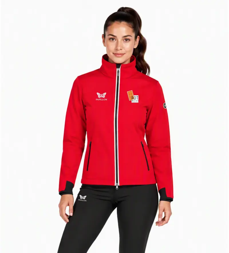 SOFTSHELL JACKE DAMEN, ROT