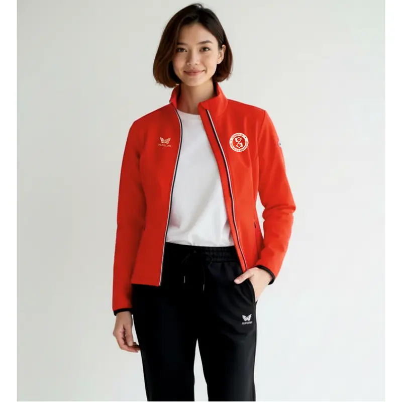SOFTSHELL JACKE DAMEN, ROT
