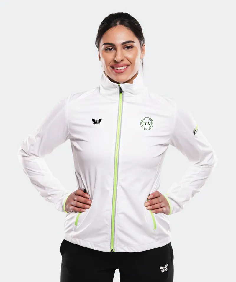 SOFTSHELL JACKE DAMEN, WEIß