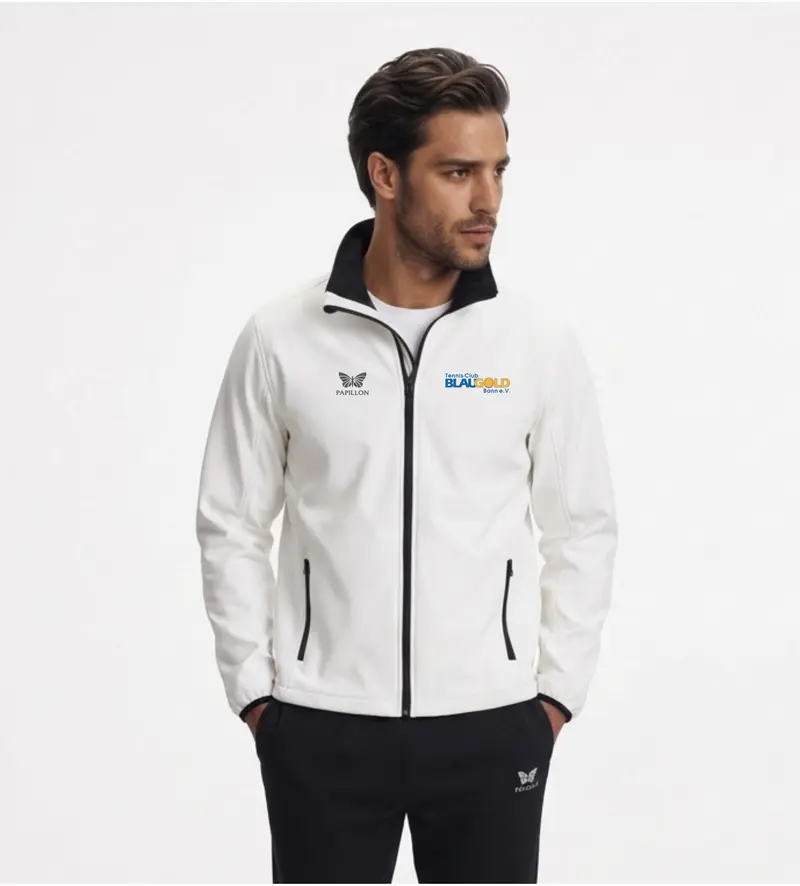 SOFTSHELL JACKE HERREN 2.0, WEIß