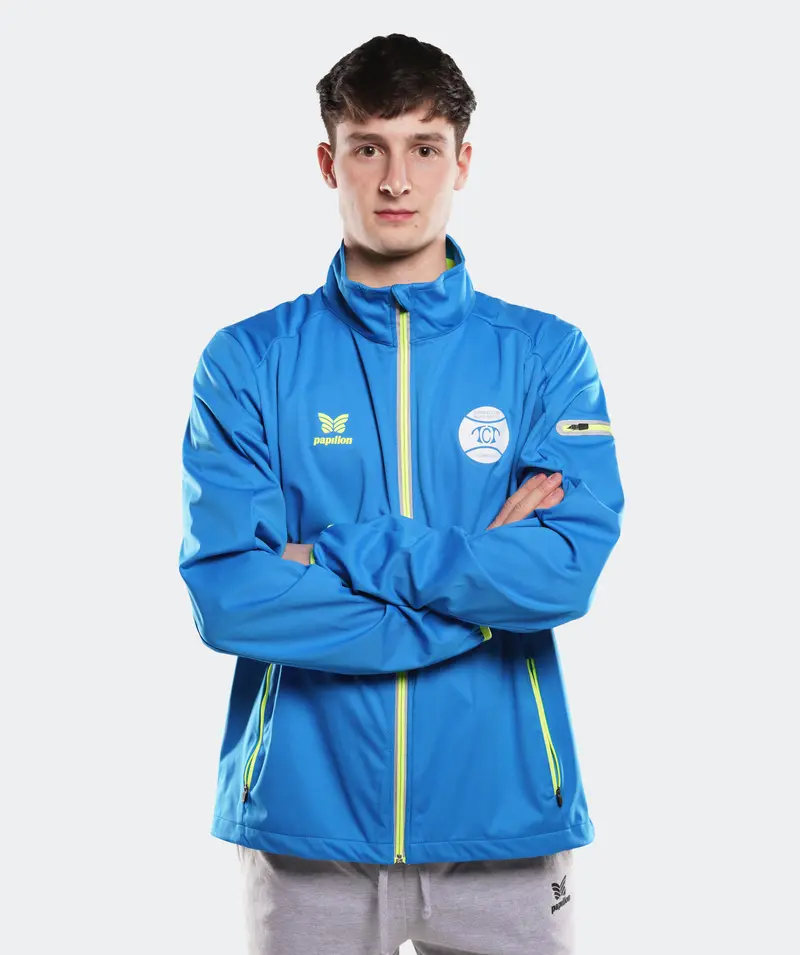SOFTSHELL JACKE HERREN, BLAU