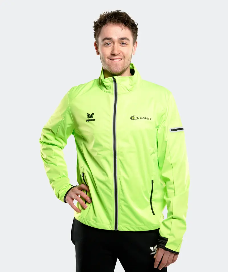 SOFTSHELL JACKE HERREN, NEON-GRÜN