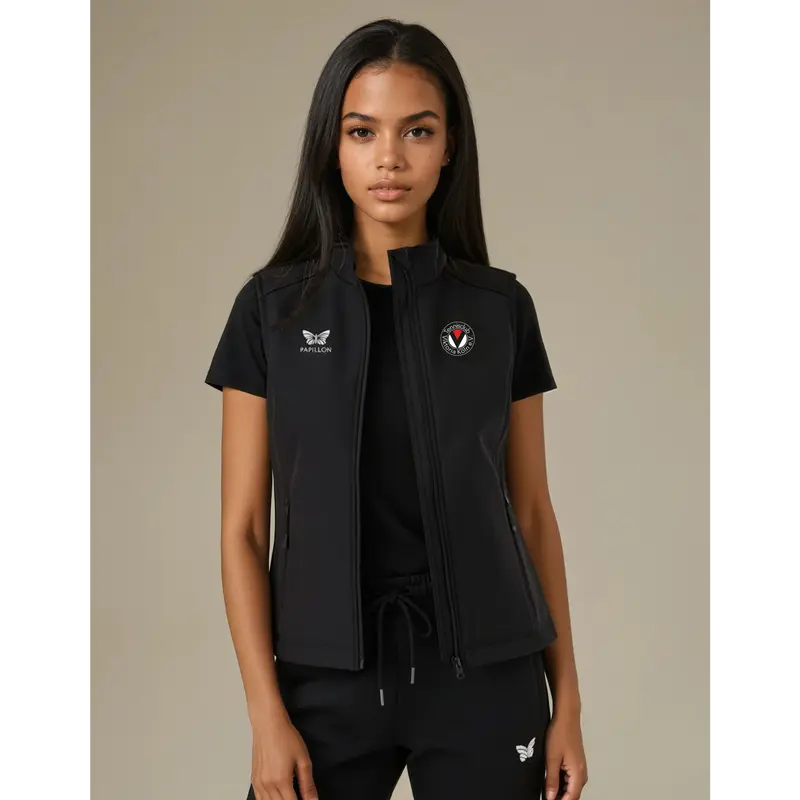 SOFTSHELL WESTE DAMEN 2.0, SCHWARZ