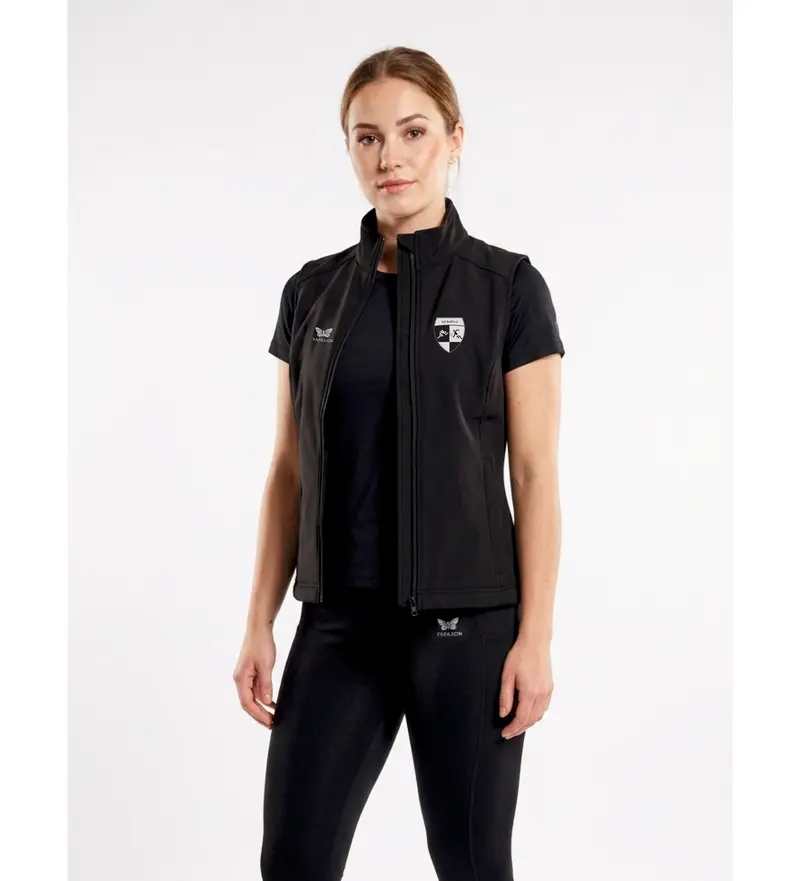 SOFTSHELL WESTE DAMEN 2.0, SCHWARZ