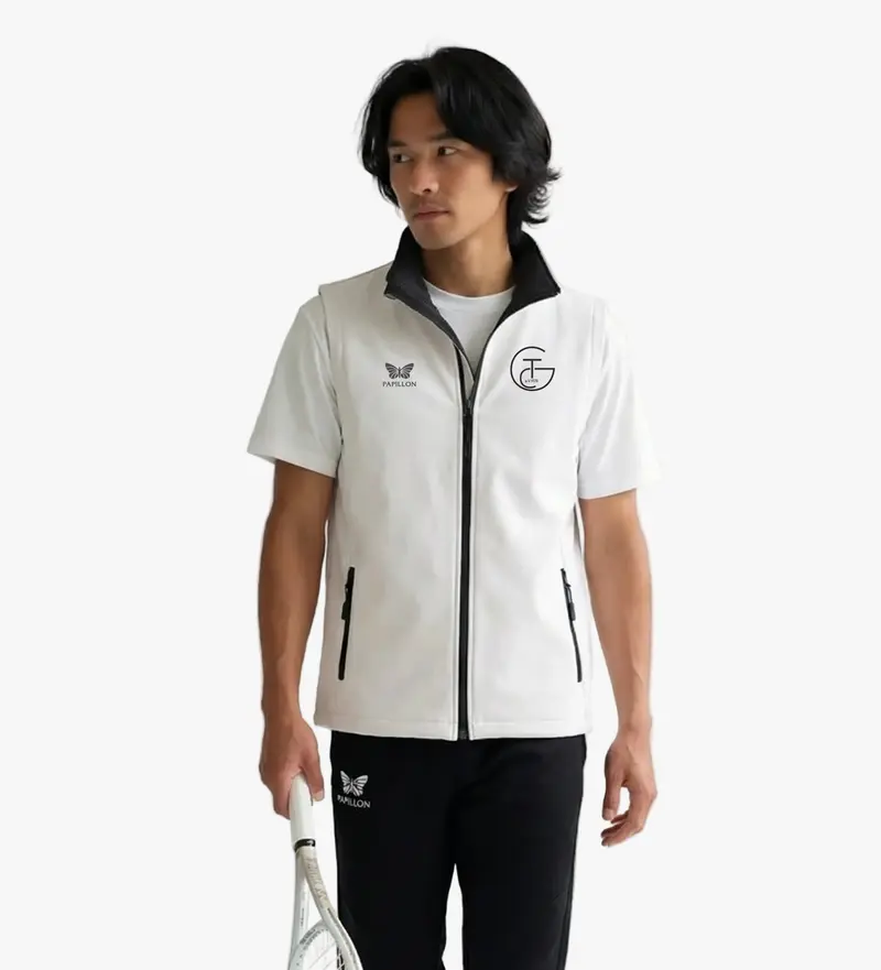 SOFTSHELL WESTE HERREN 2.0, WEIß