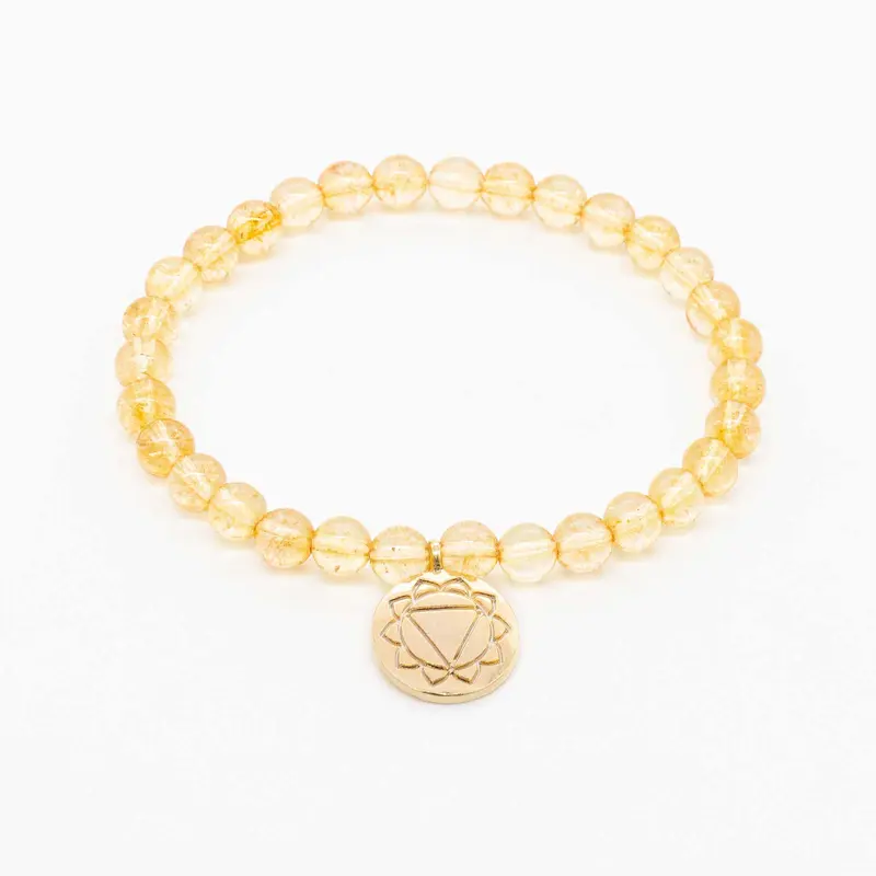 Solarplexuschakra - Citrin Armband