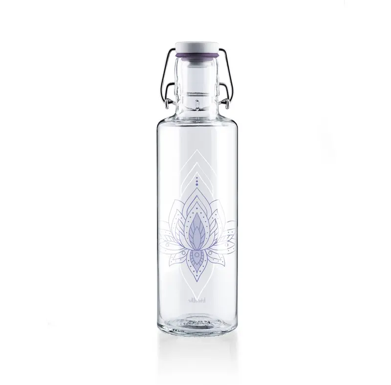 soulbottles 0,6l Glastrinkflasche "Just breathe" - Dritte Wahl