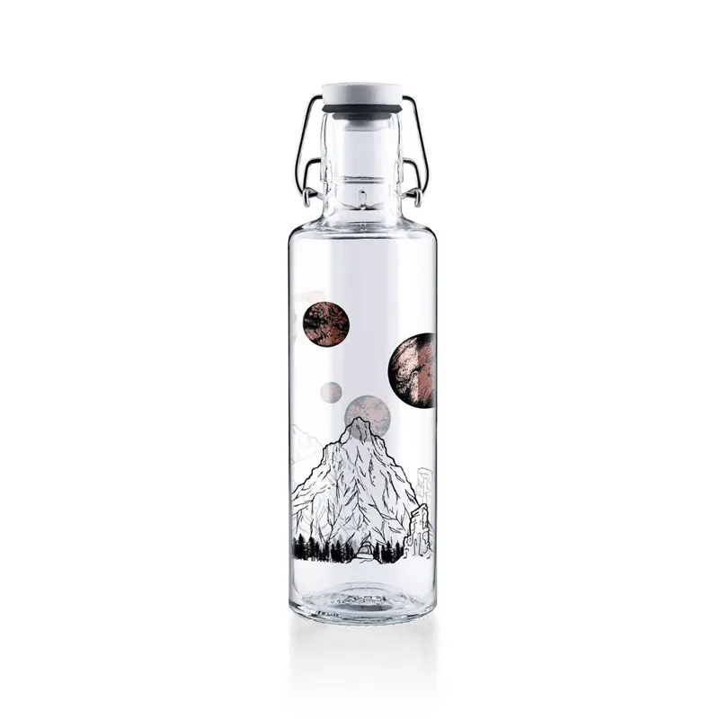 soulbottles 0,6l Glastrinkflasche "The sky is not the limit"