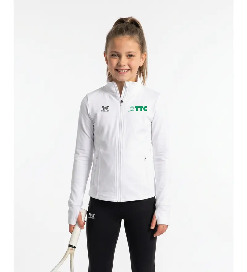 SPORTJACKE MÄDCHEN, WEIß