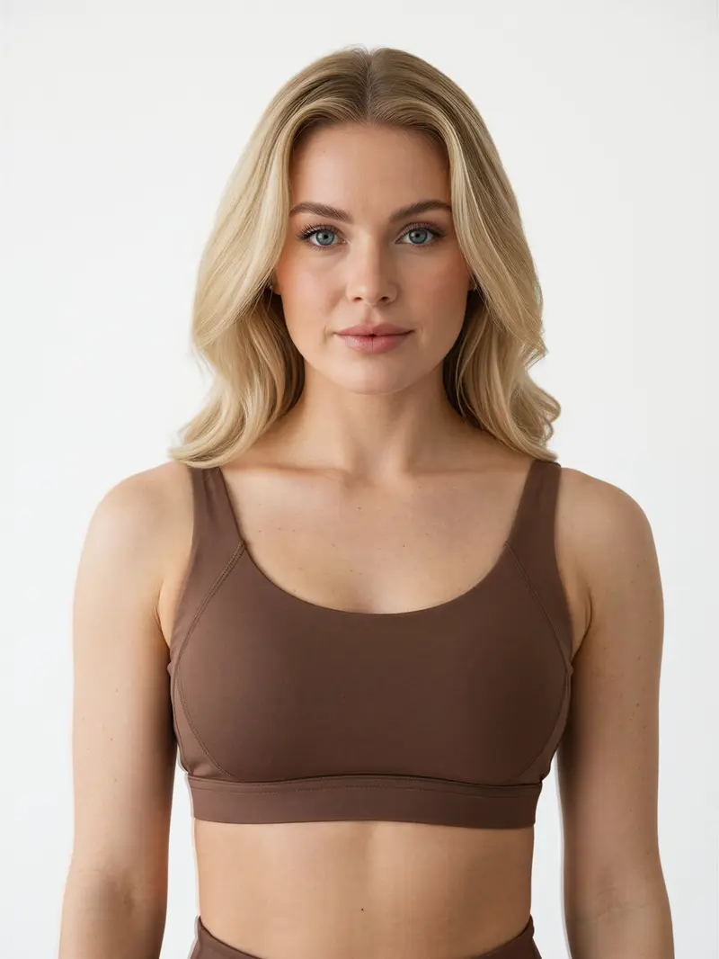 Sports Bra Chocolate Brown