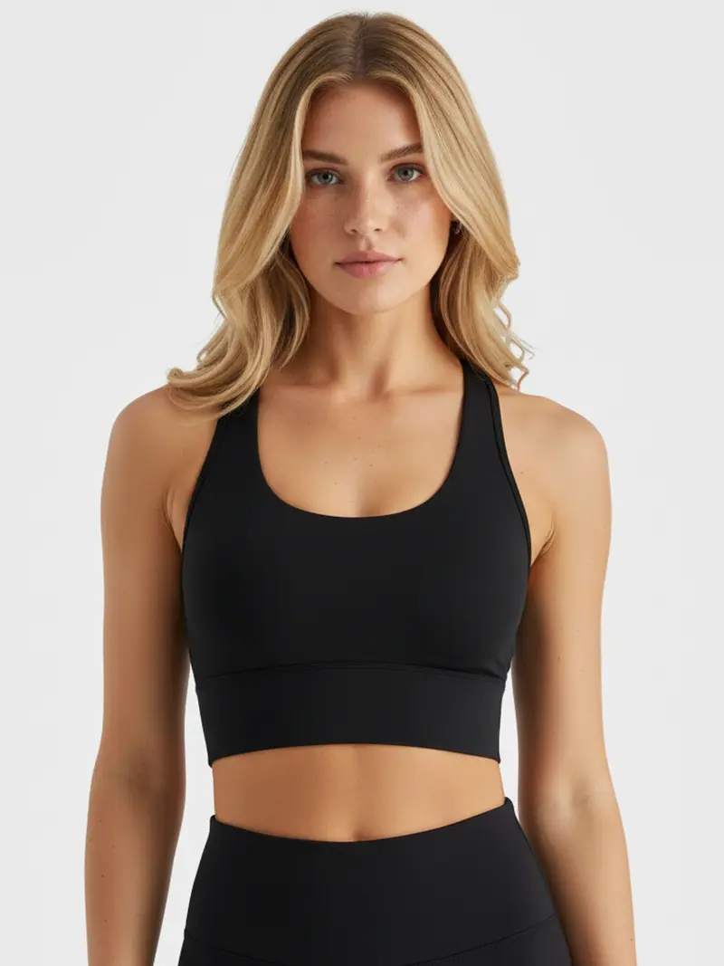 Sports bra racerback black