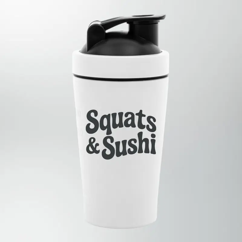 SQUATS & SUSHI EDELSTAHL SHAKER