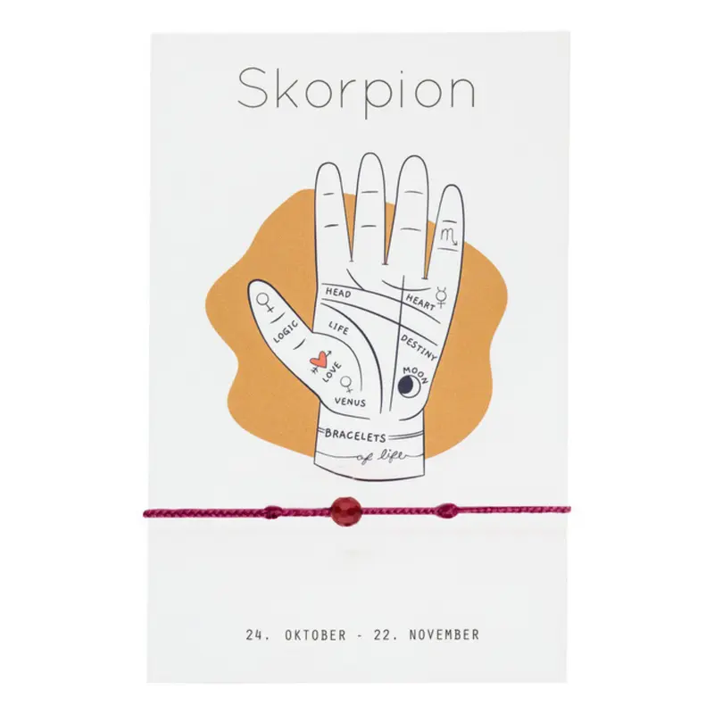Sternzeichen Armband „Skorpion“