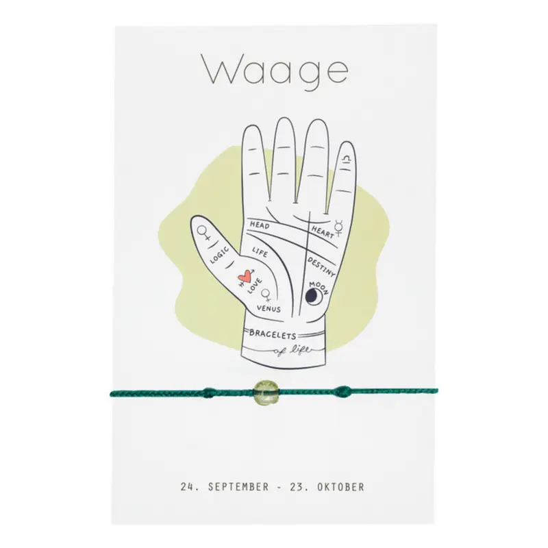 Sternzeichen Armband „Waage“