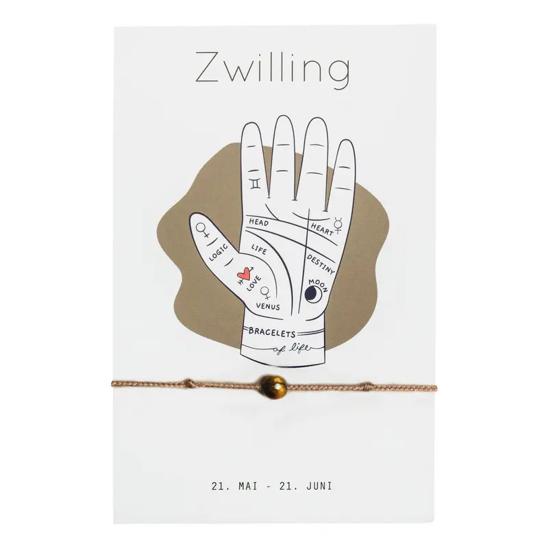 Sternzeichen Armband „Zwillinge“