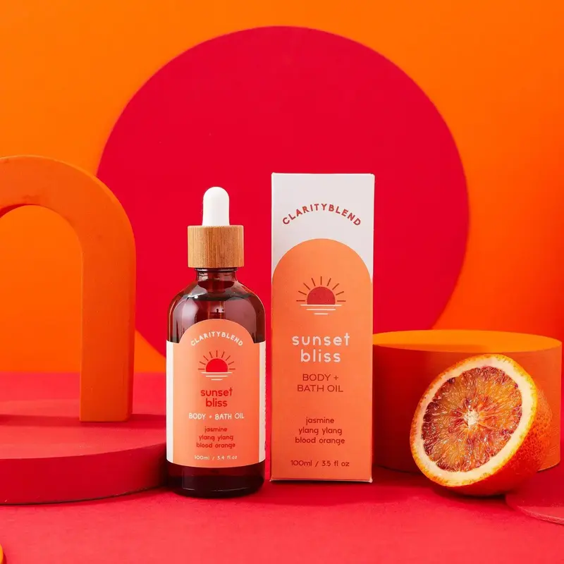 "Sunset Bliss" Körperöl – Massageöl & Pflegeöl