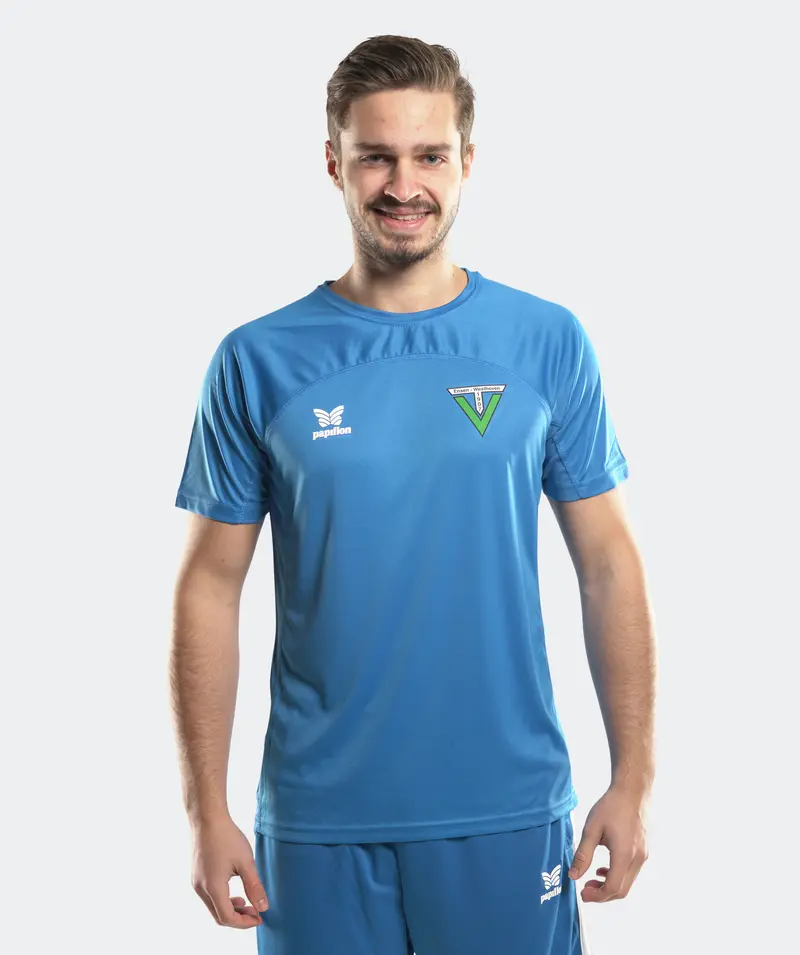 T-SHIRT HERREN, BLAU