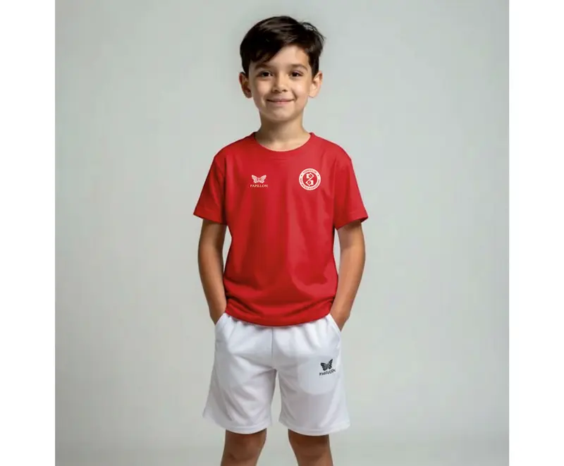 T-SHIRT KNABEN, ROT