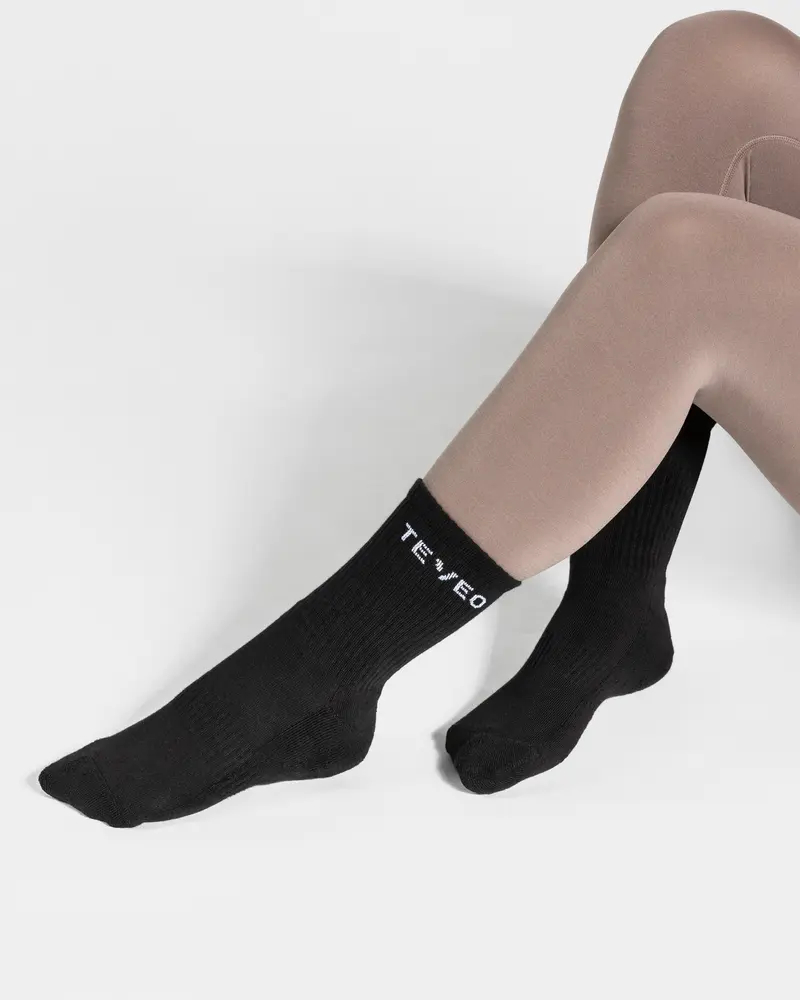 Tennis Socken (2er-Pack) "Schwarz"