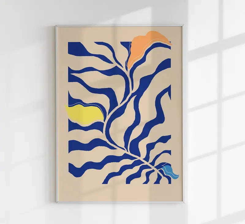 The Vibrant Leaf Poster – Patroa Studio Kunstdruck