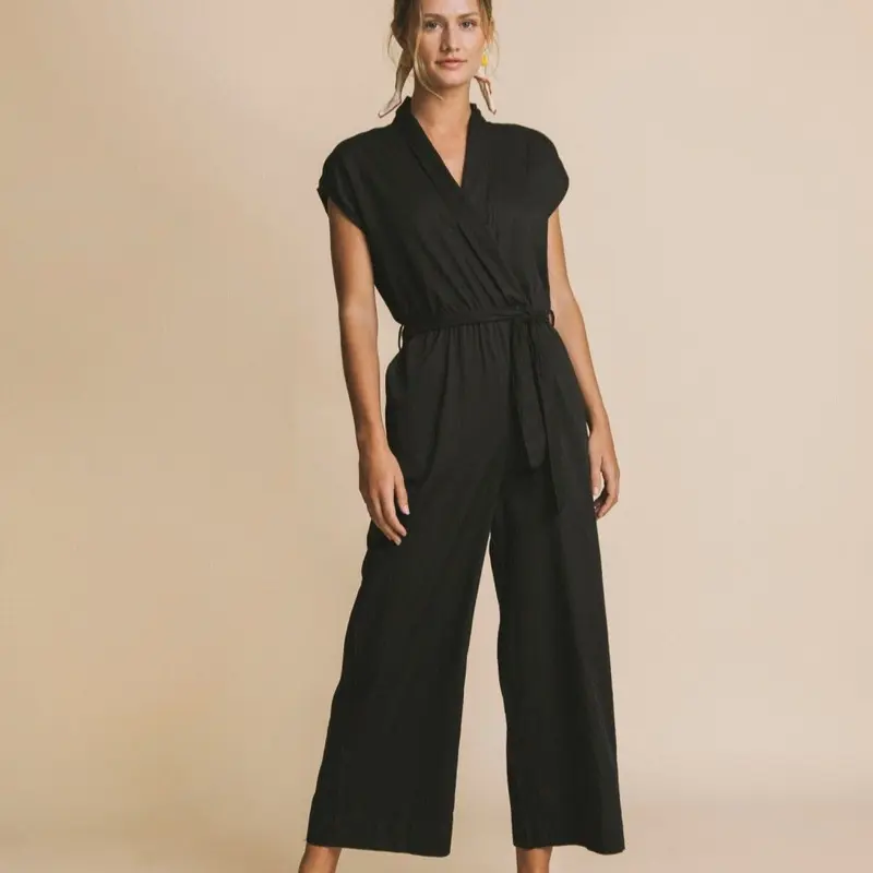 Thinking Mu Jumpsuit "BLACK MALAWI"