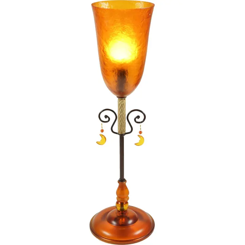 Tischleuchte orange