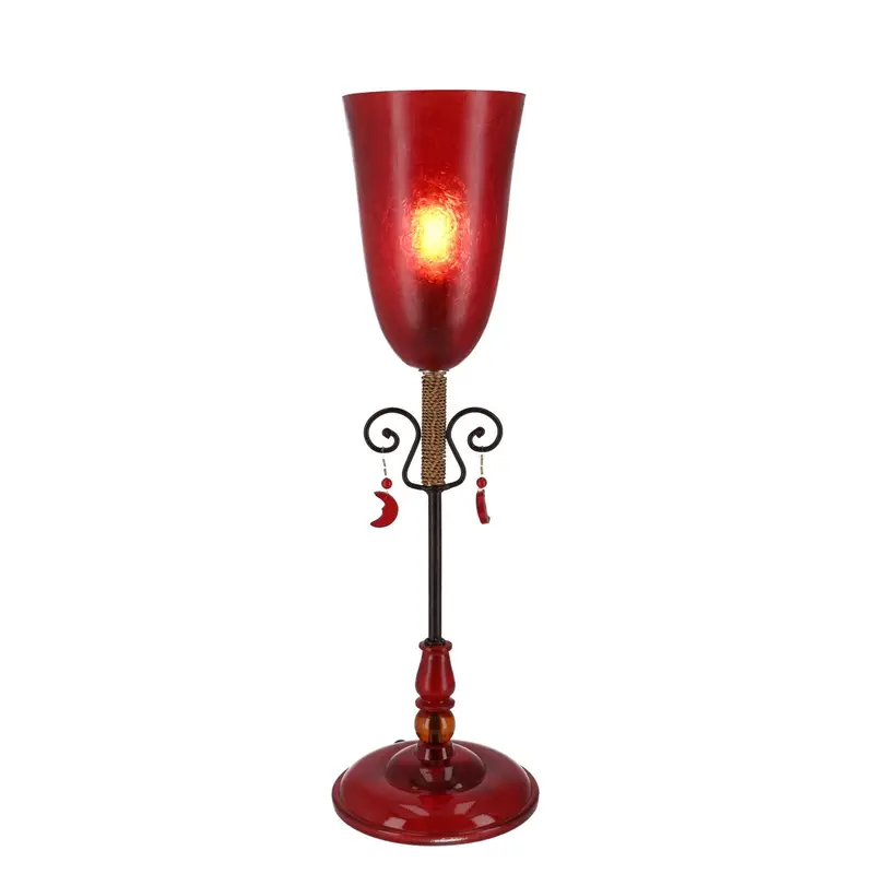 Tischleuchte rot
