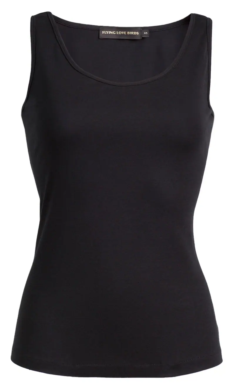 Top "Open Back" - black