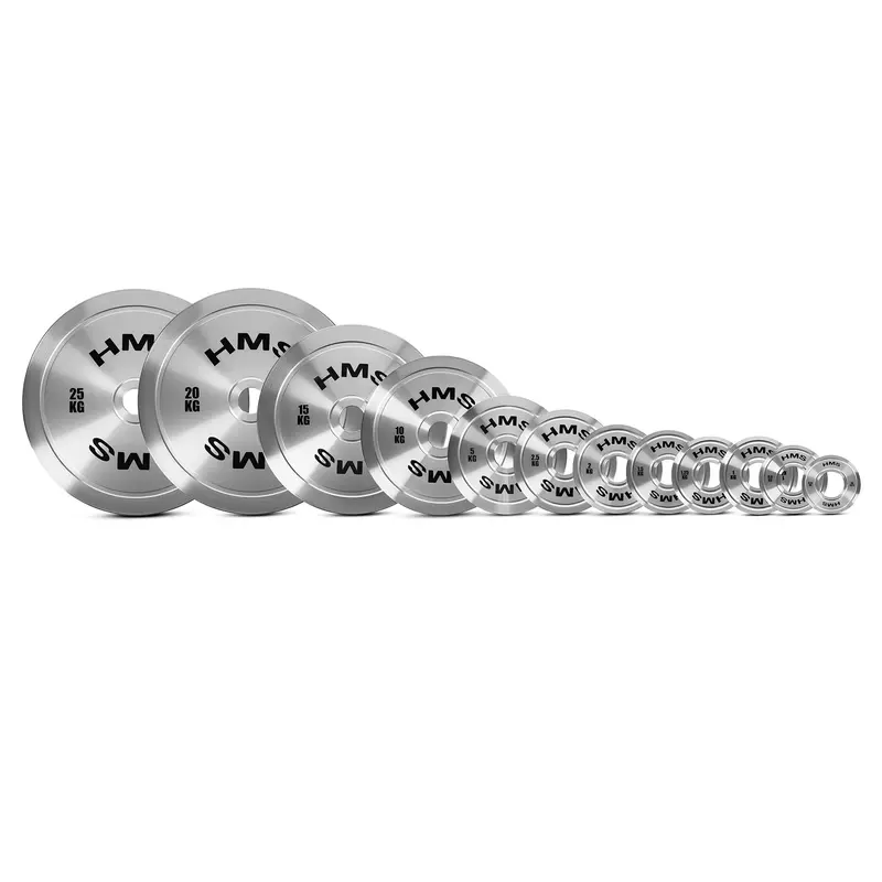 TOS05 KALIBRIERTE OLYMPISCHE STAHLGEWICHTSSCHEIBE 0,5 KG HMS