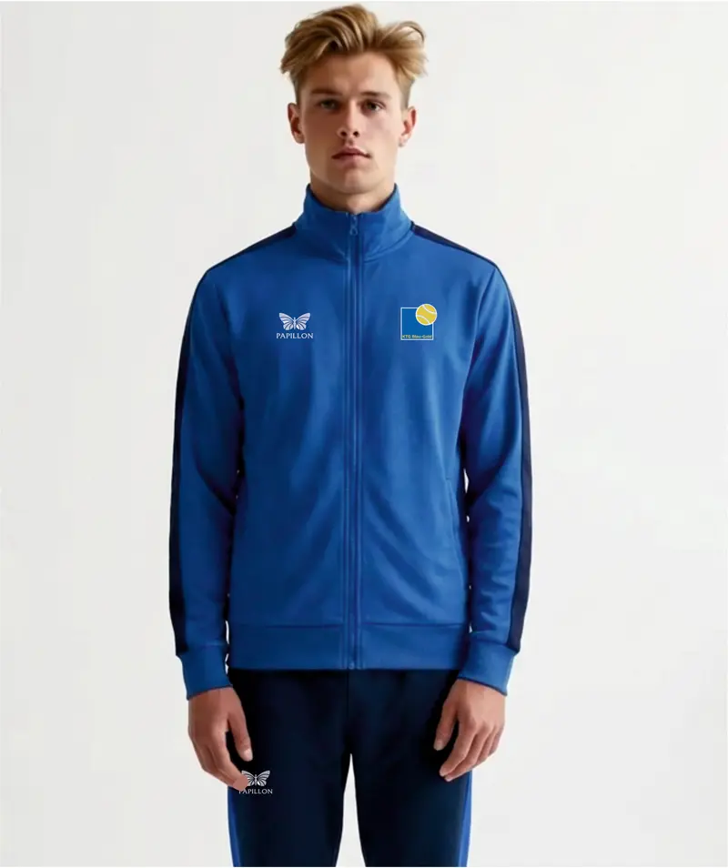 TRAININGSJACKE HERREN, BLAU-NAVY