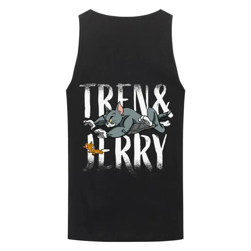 TREN & JERRY HERREN TANK TOP (BACKPRINT)