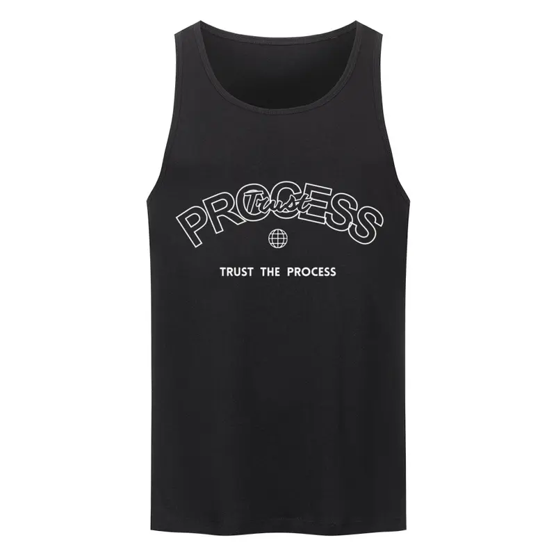 TRUST THE PROCESS HERREN TANK TOP