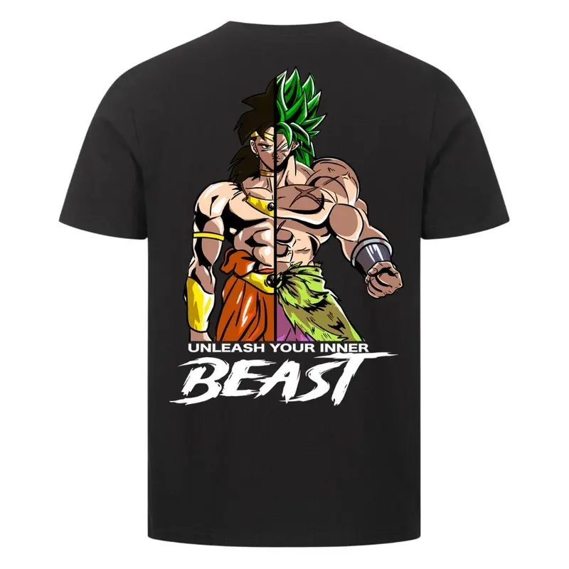UNLEASH YOUR INNER BEAST PREMIUM SHIRT (BACKPRINT)