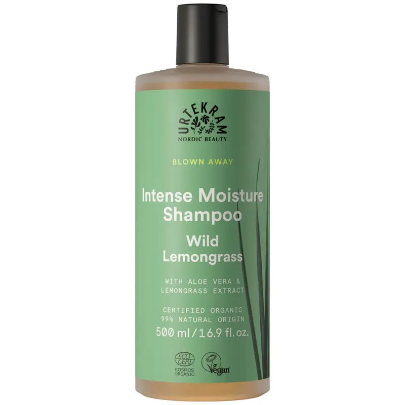 Urtekram Shampoo Intense Moisture "Wild Lemongrass" 500 ml